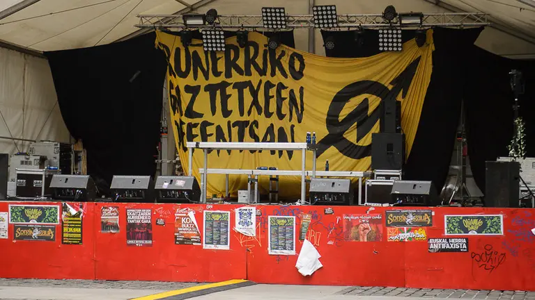 Txoznas durante San Fermín 2018. PABLO LASAOSA 04