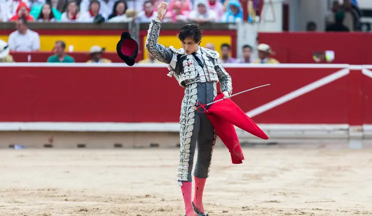 Séptima corrida de los Sanfermines con toros de Jandilla para Juan José Padilla, Cayetano y Roca Rey (106). IÑIGO ALZUGARAY