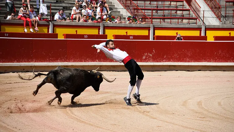 Festival taurino para niños en la Plaza de Toros de Pamplona. MIGUEL SANTIAGO01