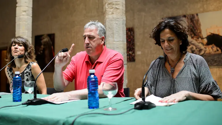 Joseba Asirón, alcalde de Pamplona, hace balance de San Fermín 2018. PABLO LASAOSA 01