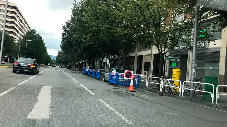 Comienzan a señalizar las obras que el Ayuntamiento de Pamplona va a realizar en la avenida Pío XII como expansión de su plan de amabilización NAVARRACOM