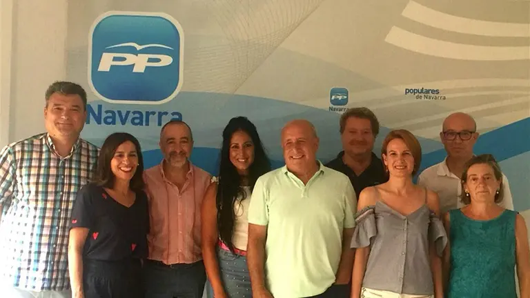 Imagen de la nueva Junta Local del PPN en Tudela a causa de su renovación PPN