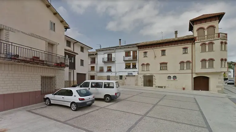 Vista de la localidad de Abárzuza. ARCHIVO