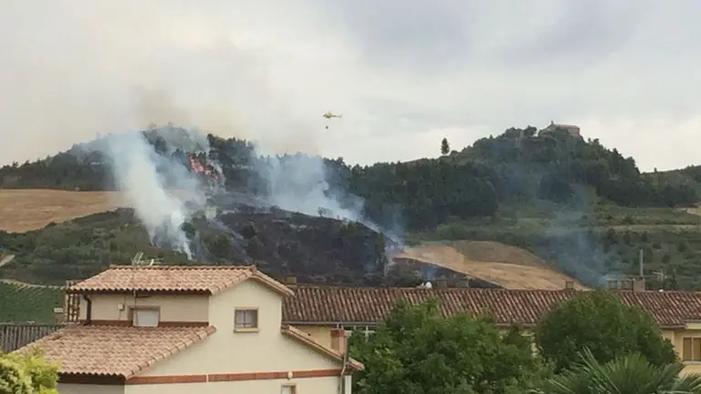 Incendio en Obanos BOMBEROS FORESTALES DE NAVARRA