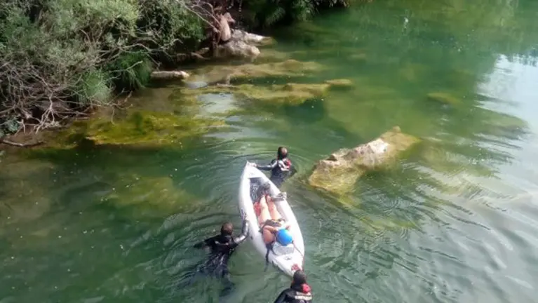 Rescate en la foz de Arbayún BOMBEROS DE NAVARRA