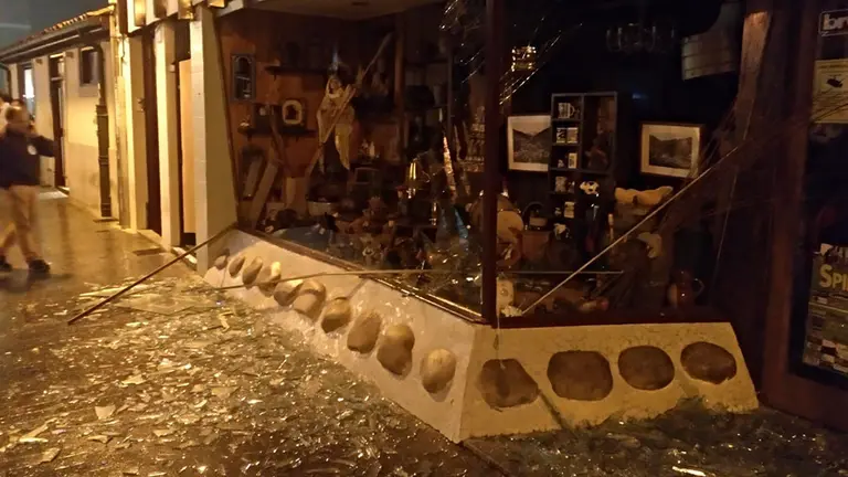 Explosión pirotécnica en Cangas EUROPA PRESS