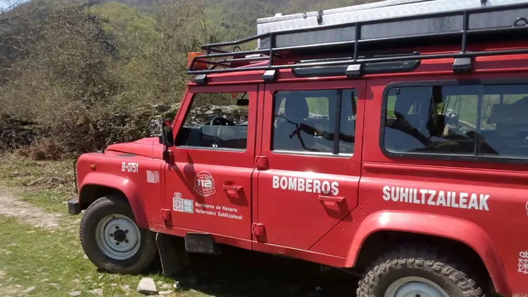 Rescate de una persona en la sierra de Aralar BOMBEROS DE NAVARRA