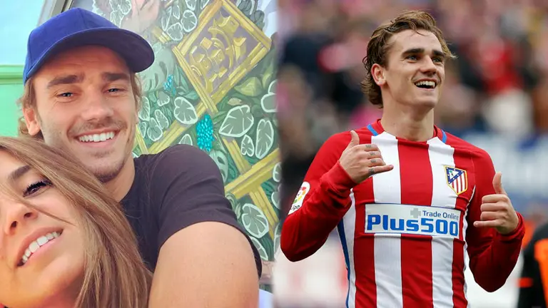 La navarra Erika Choperena, junto a su marido, el futbolista del Atlético de Madrid, Antoine Griezmann INSTAGRAM ARCHIVO