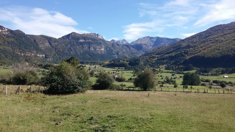 Imagen que se puede apreciar desde el Valle de Roncal Belagua