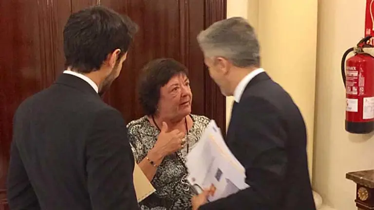 Reunión de la consejera Beaumont con Grande-Marlaska. GOBIERNO DE NAVARRA