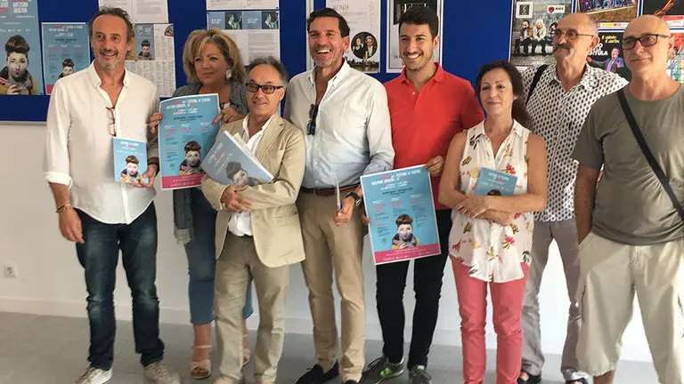 Asistentes al Encuentro de Escuelas del Festival de Teatro de Olite.