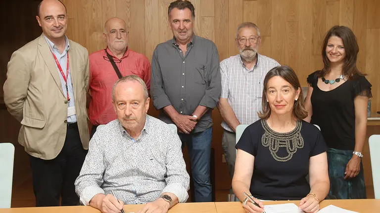 La Facultad de Filosofía y Letras de la UN y la Asociación Astrolabio románico firman un convenio de colaboración. EUROPA PRESS