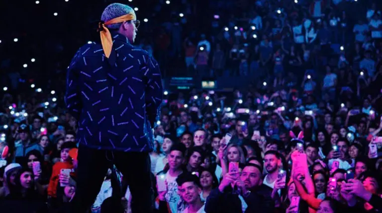 Imagen de uno de los conciertos del cantante Bad Bunny dentro de su última gira INSTAGRAM BAD BUNNY 1