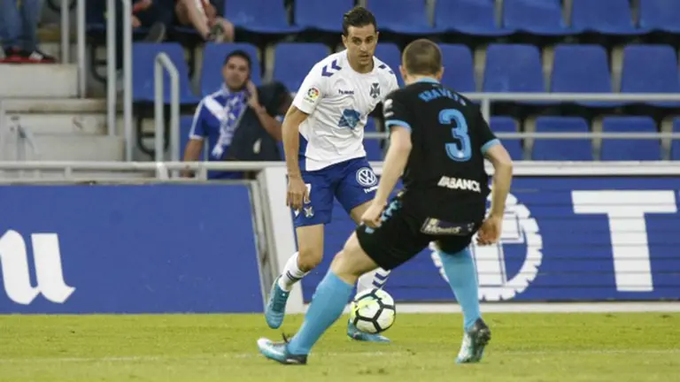 Juan Villar, el nuevo fichaje de Osasuna, en un partido de la pasada temporada. C.D. TENERIFE