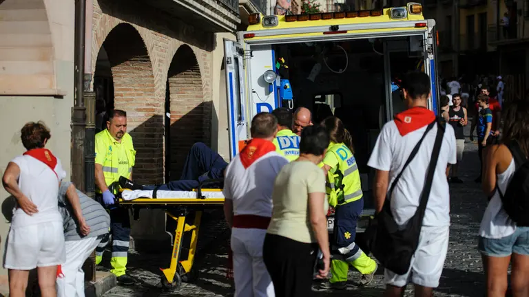 Ambulancia Estella. MIGUEL OSÉS