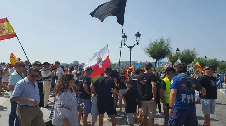 Manifestación de JUSAPOL en Santander GUARDIA CIVIL