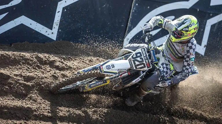 Ander Valentín, durante la prueba de Bélgica del Campeonato del Mundo. CEDIDA