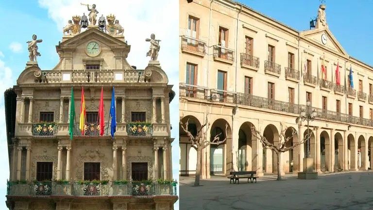 El-Ayuntamiento-de-Pamplona-y-el-de-Tafalla.