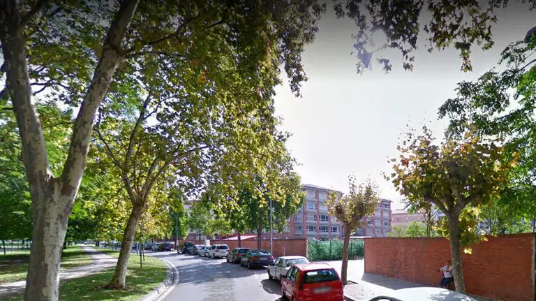 Exterior de los solares que posee la Casa Misericordia en Pamplona.