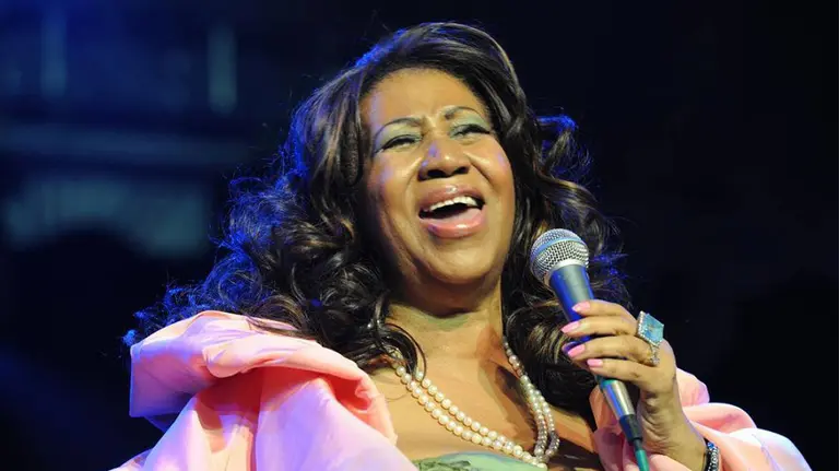 La cantante Aretha Franklin, durante un concierto. FACEBOOK