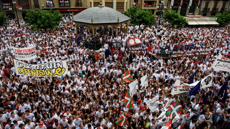 Inicio de las fiestas de Tafalla de 2018. MIGUEL OSÉS_6
