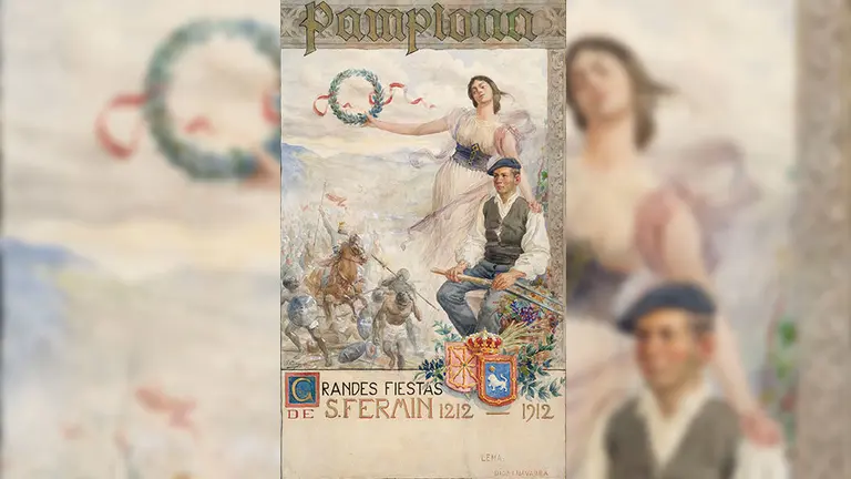 El boceto de Ciga que se expondrá en el Museo de Navarra. CEDIDA