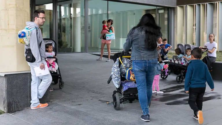 Inicio del curso 2018-2019 en Hello Buztintxuri, una de las Escuelas Infantiles Municipales de Pamplona (03). IÑIGO ALZUGARAY
