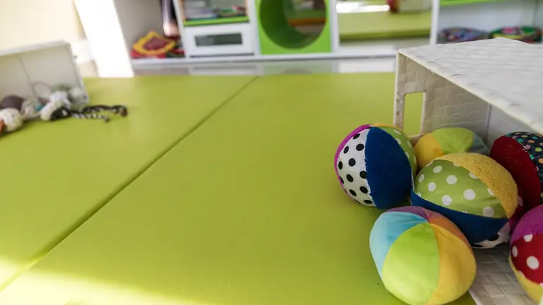 Inicio del curso 2018-2019 en Hello Buztintxuri, una de las Escuelas Infantiles Municipales de Pamplona (21). IÑIGO ALZUGARAY