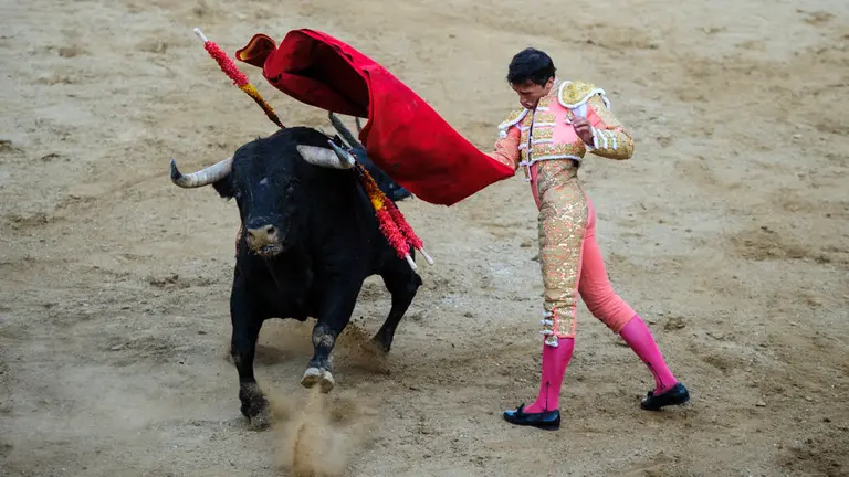 Tercera corrida de la feria de Tafalla de 2018 para los diestros Alberto Gómez, Esaú Fernández y Filiberto. MIGUEL OSÉS_20