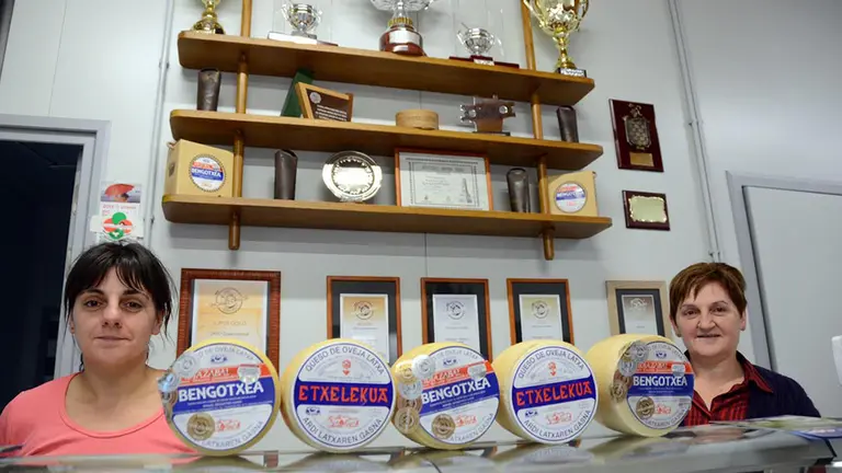 Imagen de la quesería Etxelekua de Urdax, galardonada con un prestigioso premio Great Taste Foto ETXELEKUA