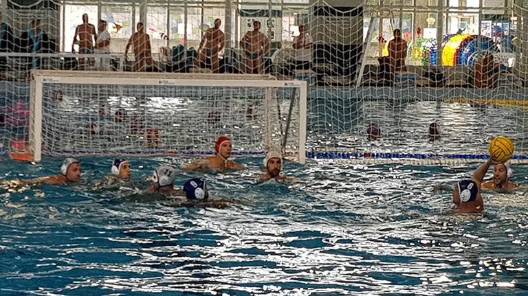 Partido del Larraina en el Europeo máster de Eslovenia. Cedida.