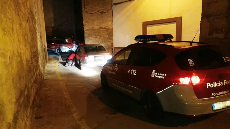 Detención de dos hermanos en Cascante por hurto. POLICÍA FORAL