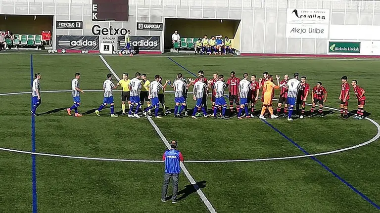 Partido Arenas- Izarra en Gobela. Twitter CD Izarra.