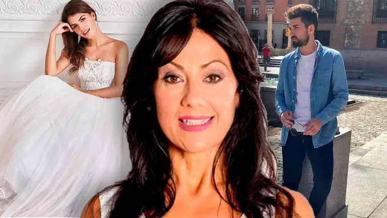 En el centro, Maite Galdeano, a la izquierda su hija Sofía Suescun y a la derecha Alejandro Albalá FOTOMONTAJE