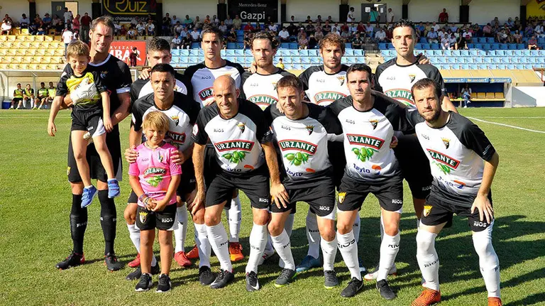 Alineación del Tudelano 2018-19 ante el CD Vitoria. Toño de la Parra.