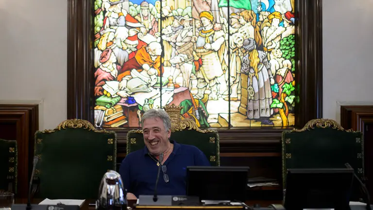 Joseba Asirón, alcalde de Pamplona. PABLO LASAOSA 01