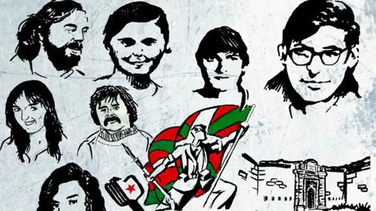 Cartel de los 'okupas' del Gaztetxe de Rozalejo en Pamplona.