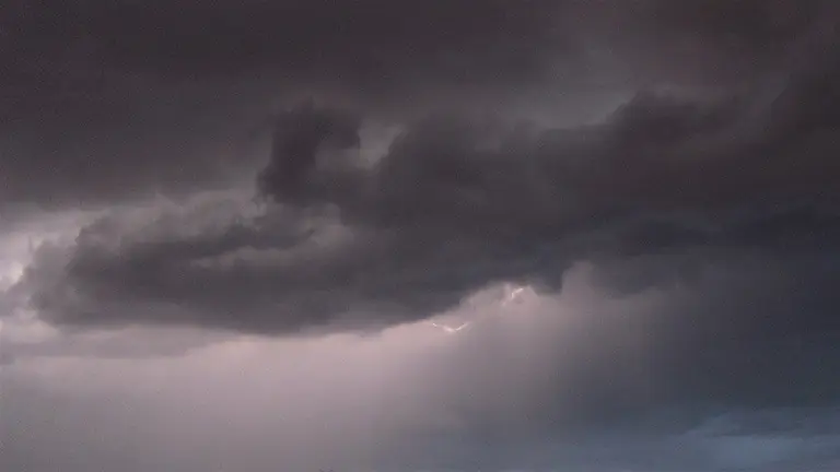 Imagen de archivo de una tormenta