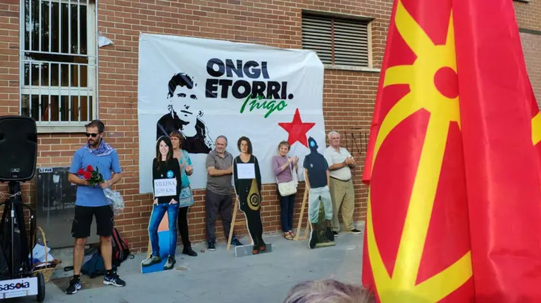 Homenaje al etarra Íñigo Gulina en Burlada TWITTER (@JoseluRcdGz)