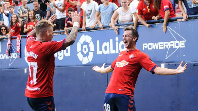 Partido de la cuarta jornada entre el Osasuna y el Almería. MIGUEL OSÉS_13