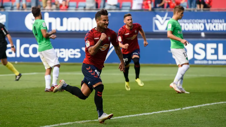 Rubén garcía. Partido de la cuarta jornada entre el Osasuna y el Almería. MIGUEL OSÉS_16
