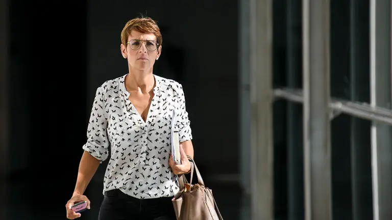 María Chivite, del PSN en el Parlamento. PABLO LASAOSA