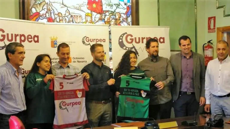 El equipo de Villava busca el ascenso a división de honor. Twitter Beti Onak.