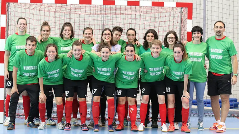 La plantilla del Orvina 2018-19. Cedida.