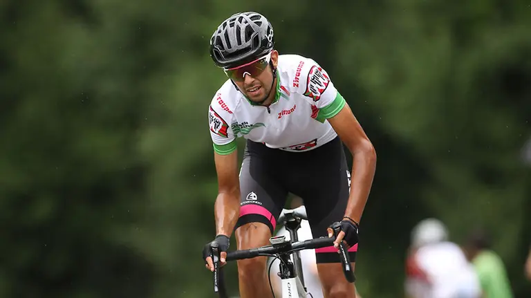 Martí Márquez en pleno esfuerzo. Cedida.