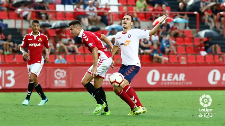 Unai García. Encuentro entre Osasuna y el Nàstic LALIGA.