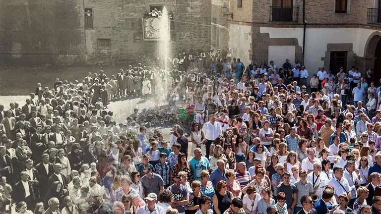 Larraga antes y ahora CEDIDA