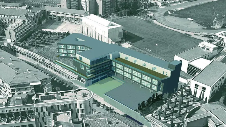 La Congregación de los Padres Paúles presenta una recreación para construir en su parcela junto a la calle Julián Gayarre una residencia de ancianos AYUNTAMIENTO DE PAMPLONA