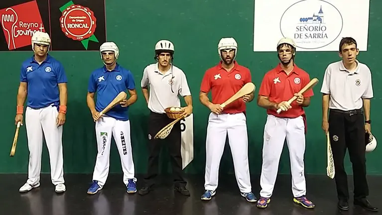 Semifinal del torneo San Ferm&iacute;n Txikito en el Labrit. Facebook FNP