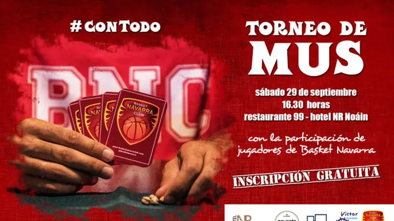 Torneo de mus organizado por el Basket Navarra